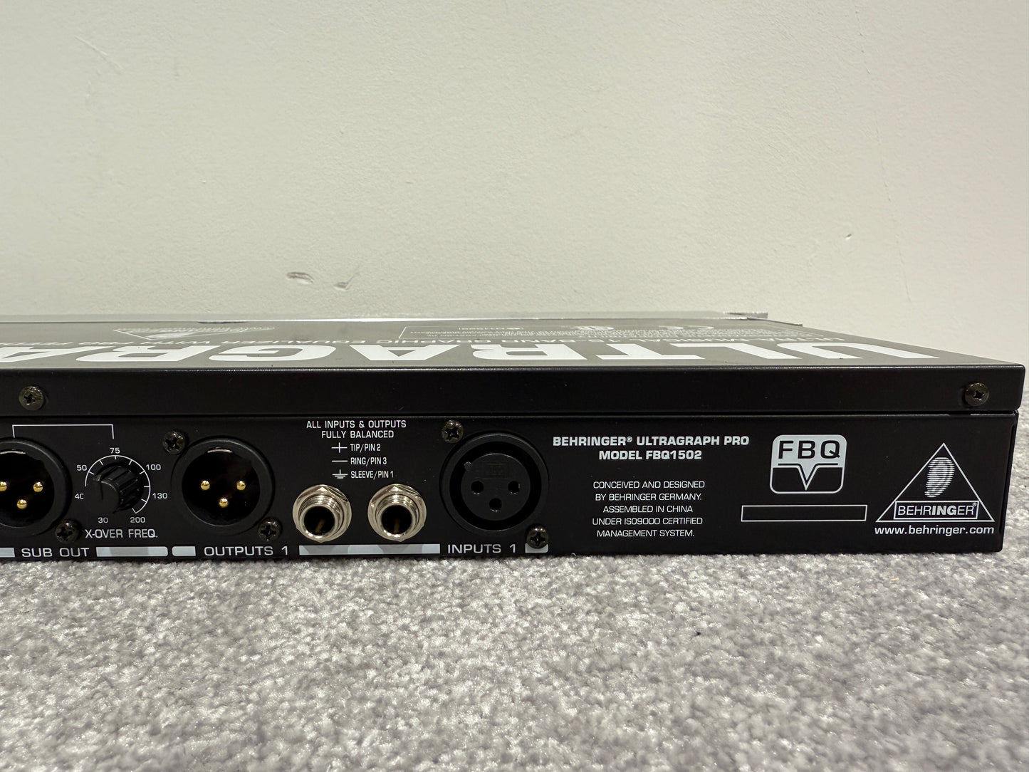 Behringer Ultragraph Pro - Graphic Equaliser (Rack Mountable)