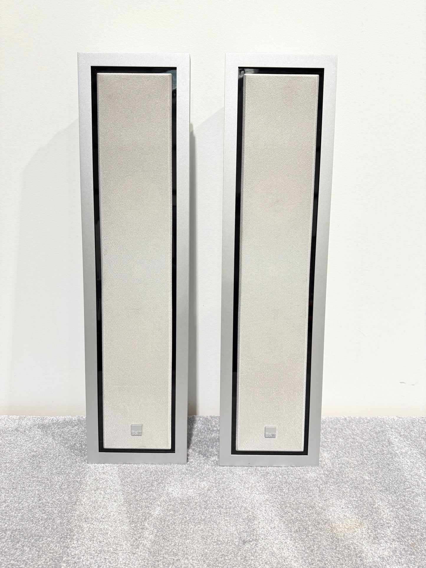 Bowers & Wilkins (B&W) FPM5 Silver Speakers (Pair)