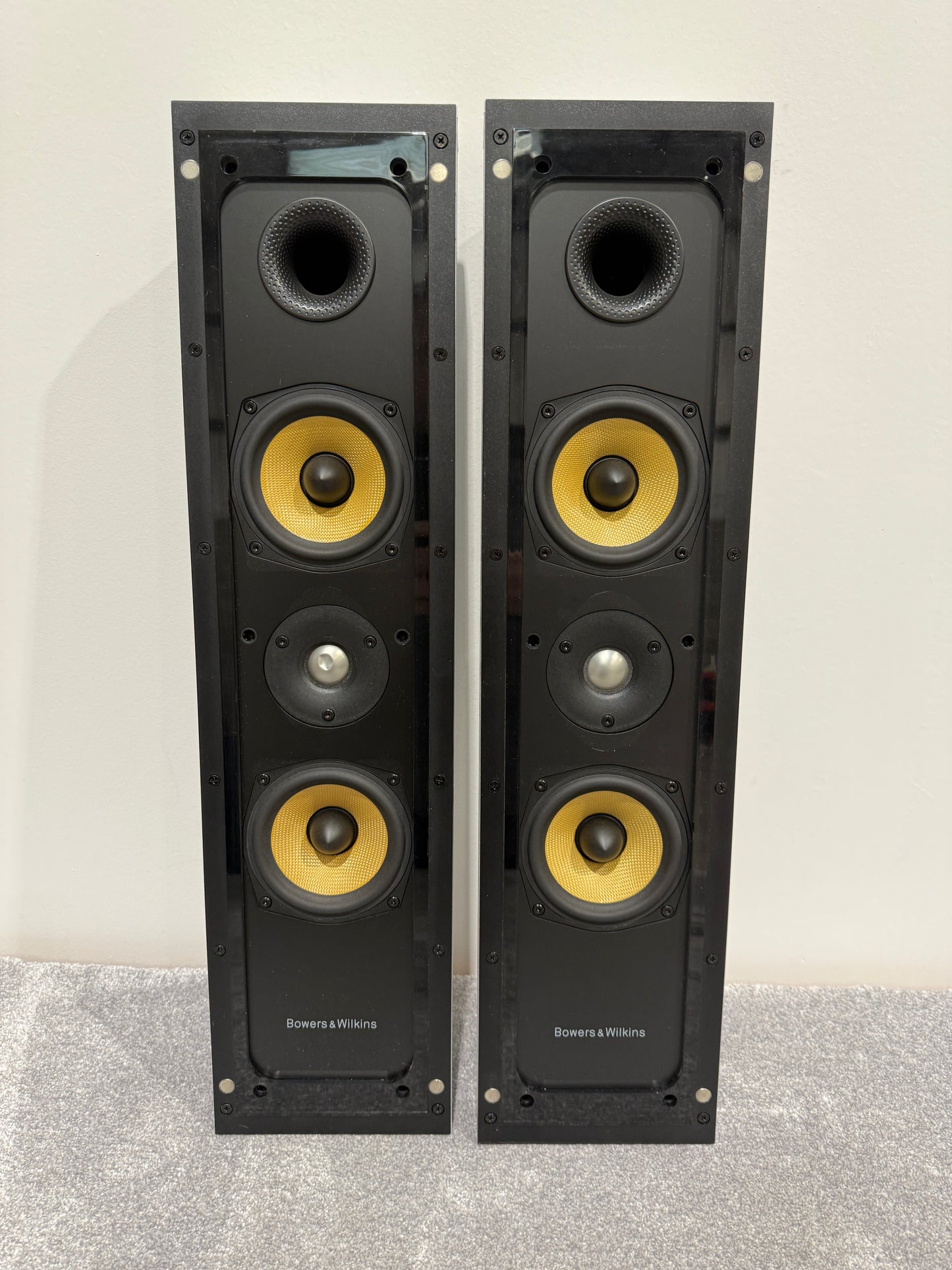 Bowers & Wilkins (B&W) FPM5 Silver Speakers (Pair)