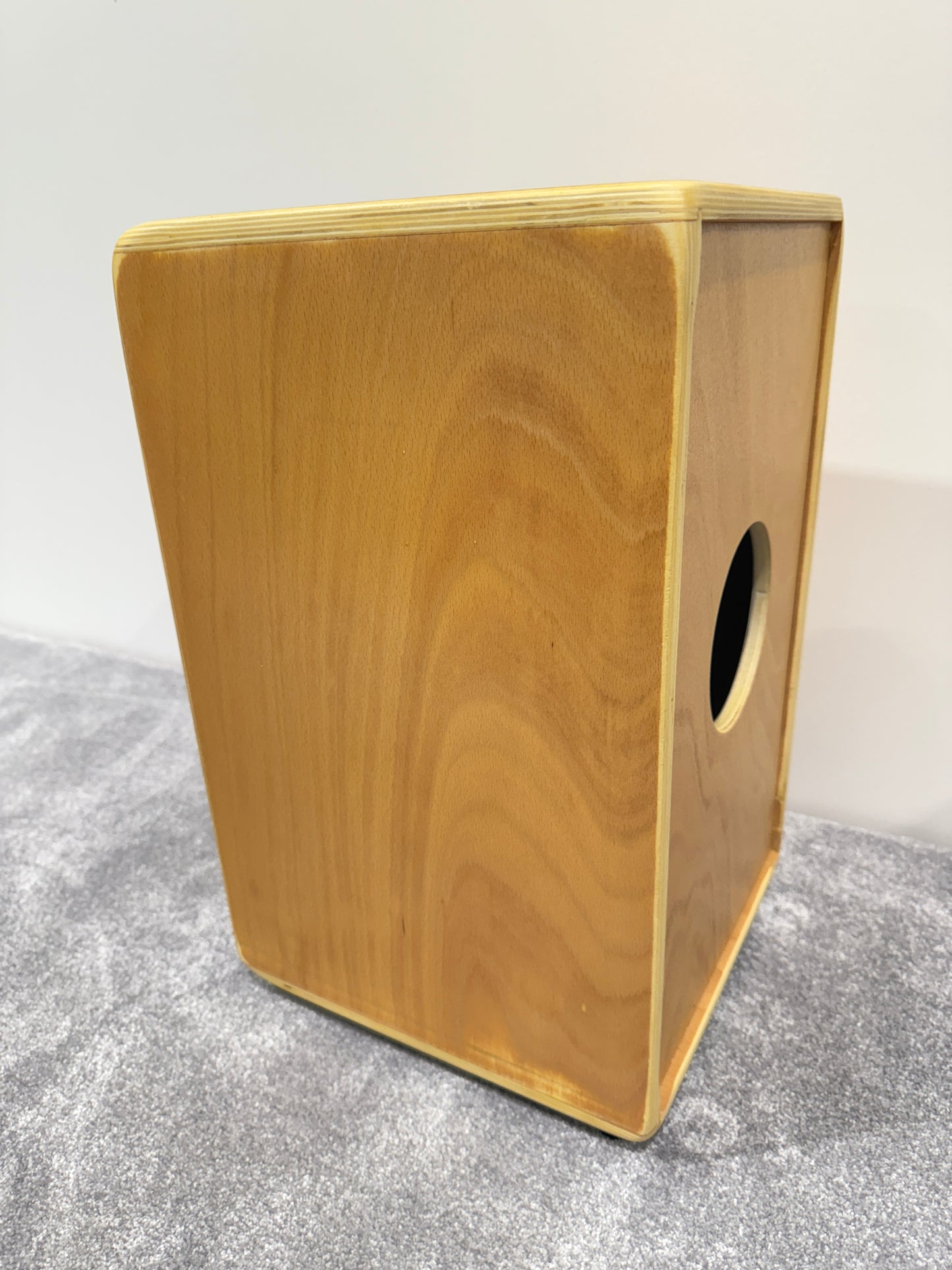 Gear4Music (G4M) Drum Box / Cajon - Teak with Travel Case