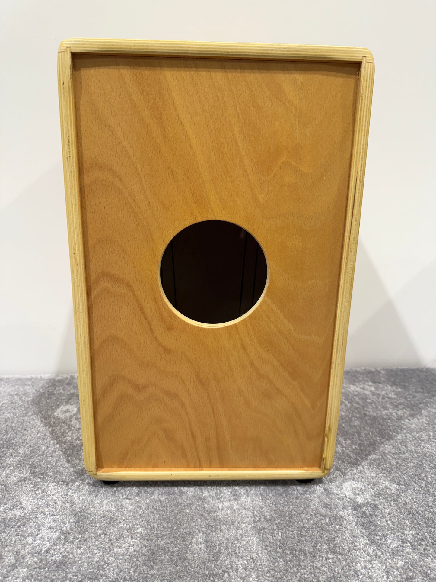 Gear4Music (G4M) Drum Box / Cajon - Teak with Travel Case