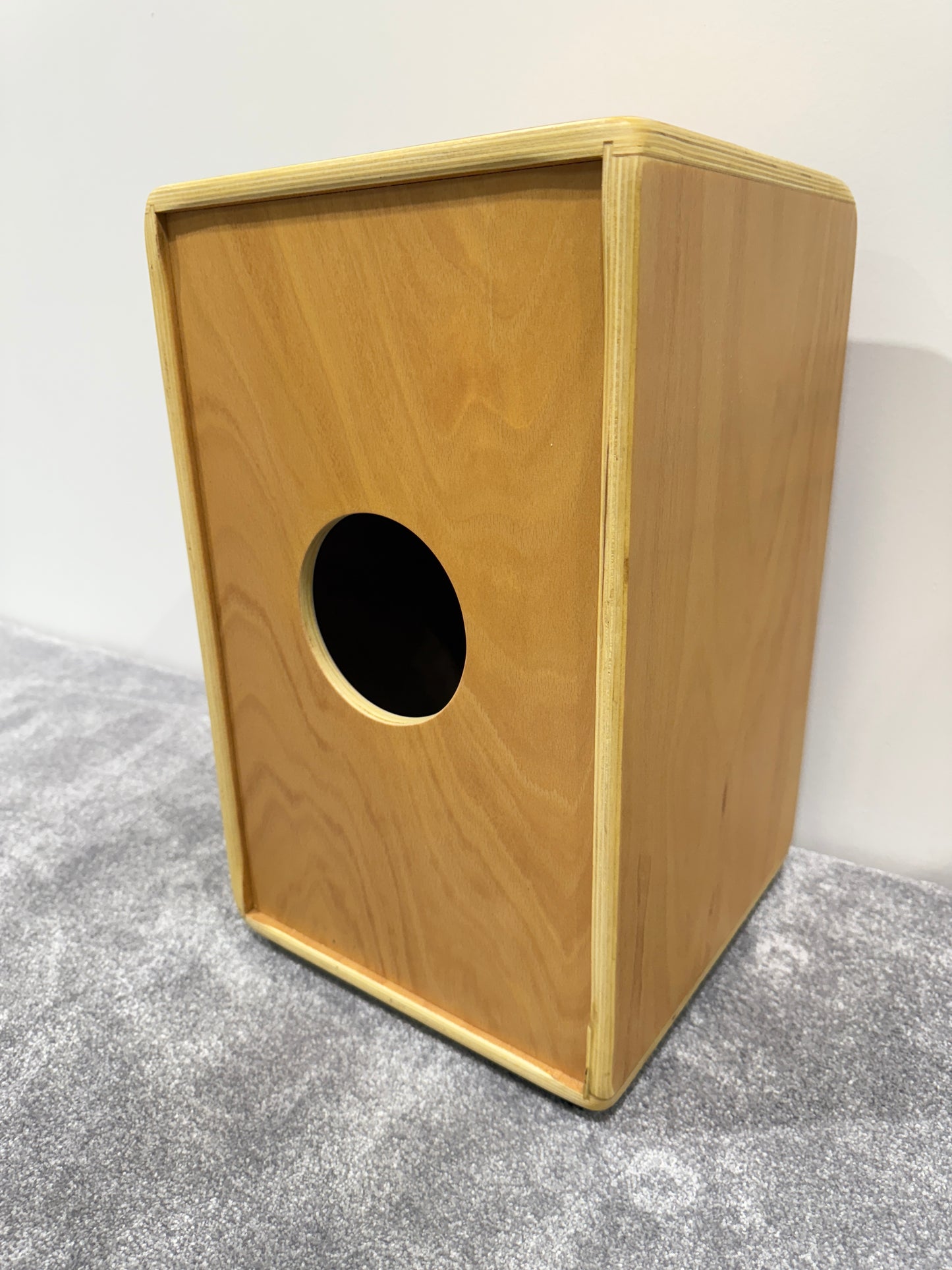 Gear4Music (G4M) Drum Box / Cajon - Teak with Travel Case
