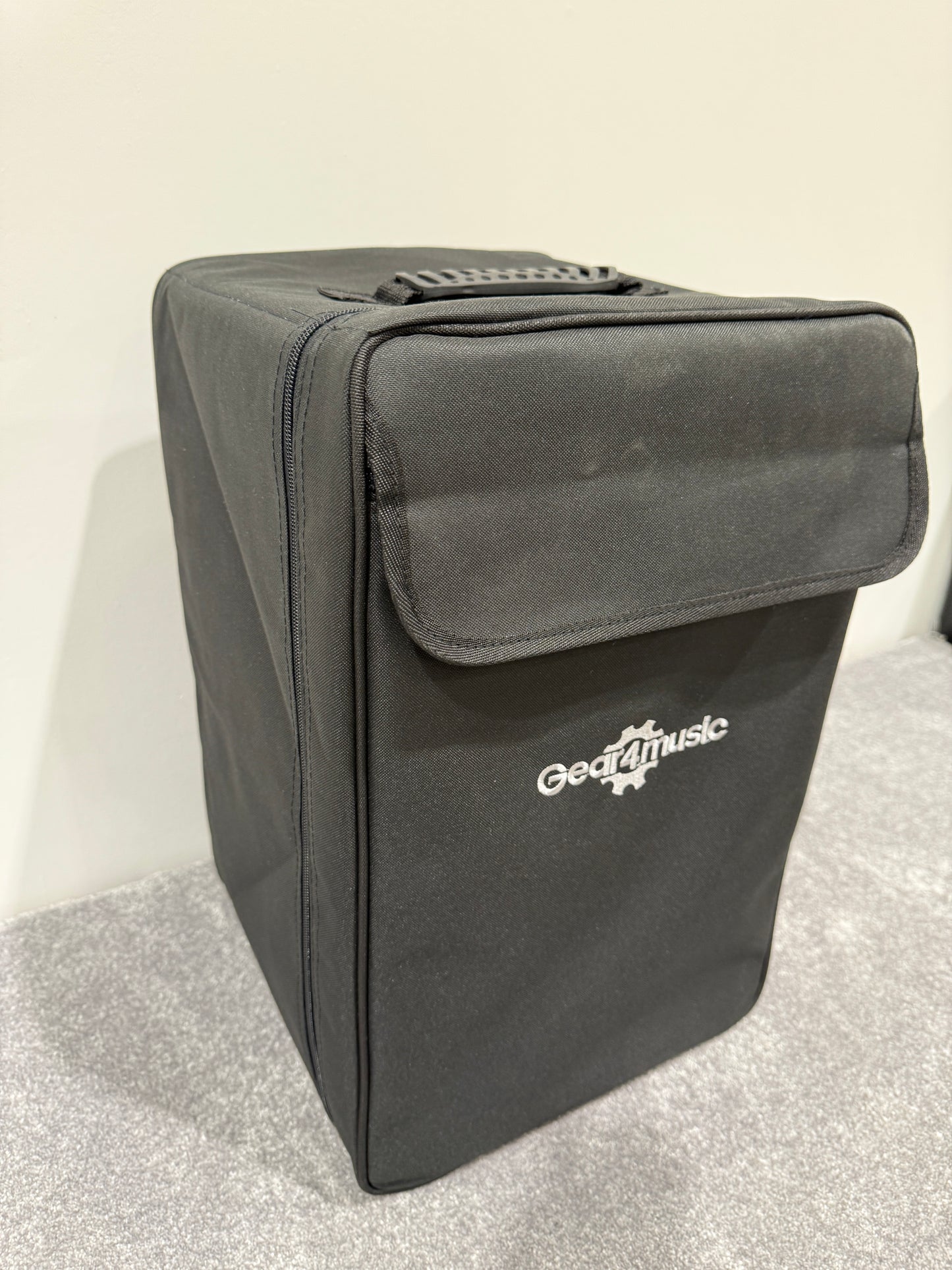 Gear4Music (G4M) Drum Box / Cajon - Teak with Travel Case