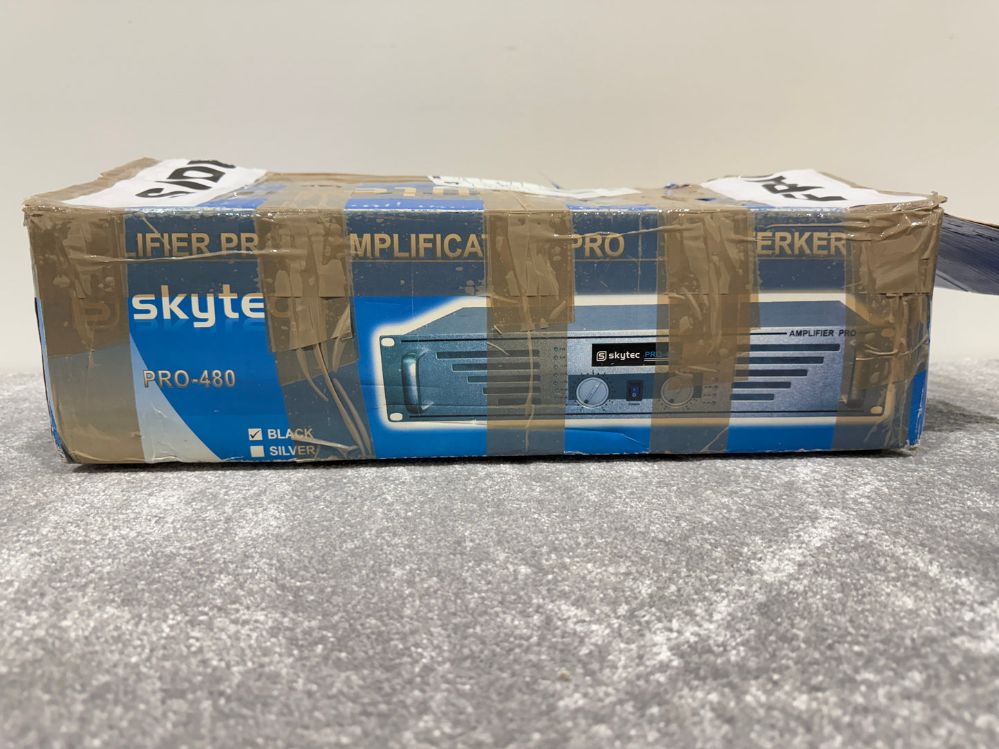 Skytec Pro-480 Stereo Power Rack Mounted Amplifier - Black