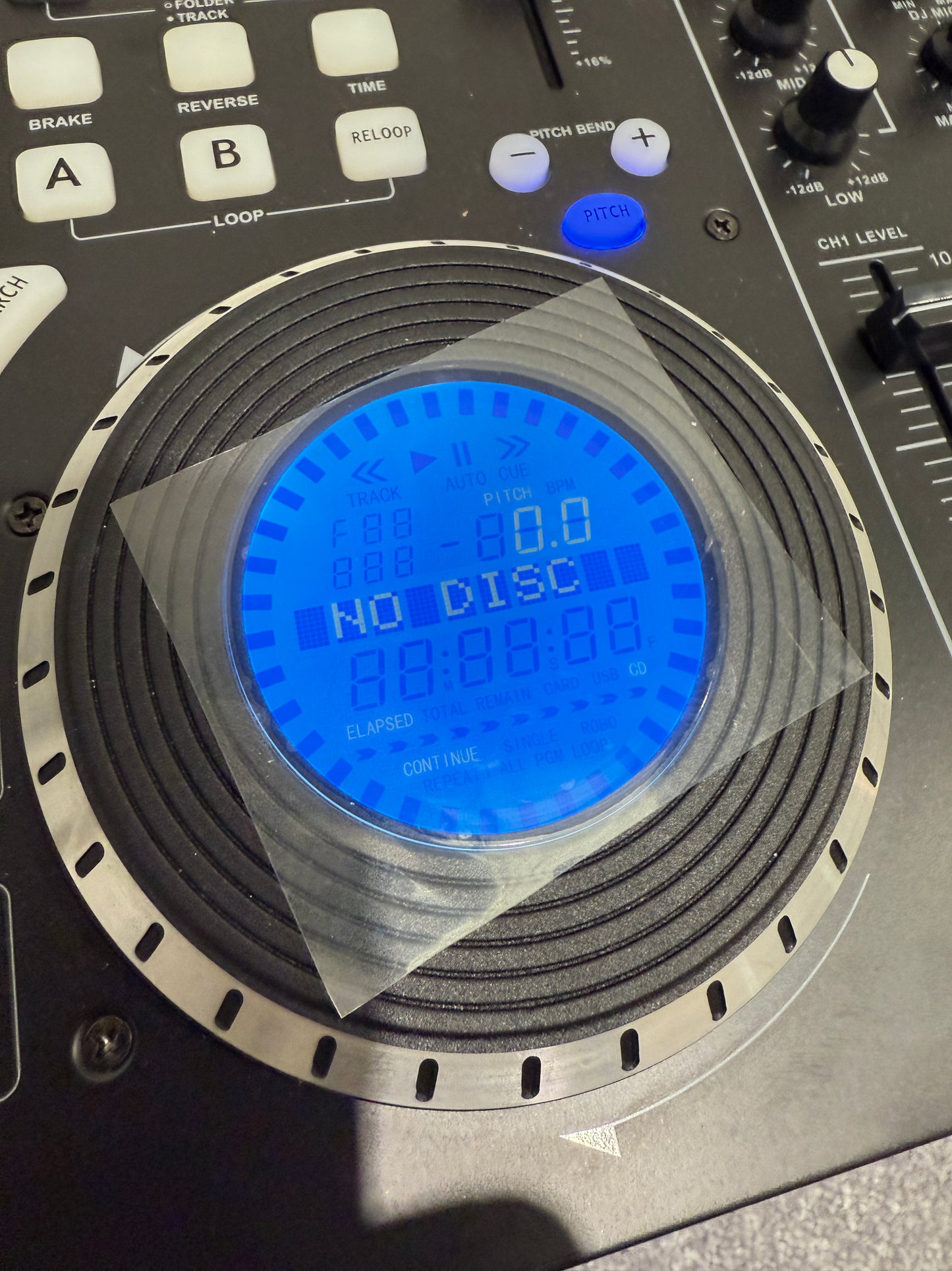 Citronic CDMX-1 Mk2 Professional CD / MP3 Player Mixer DJ