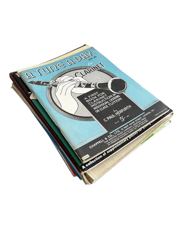 Selection of music scores - Clarinets & Flutes - Good