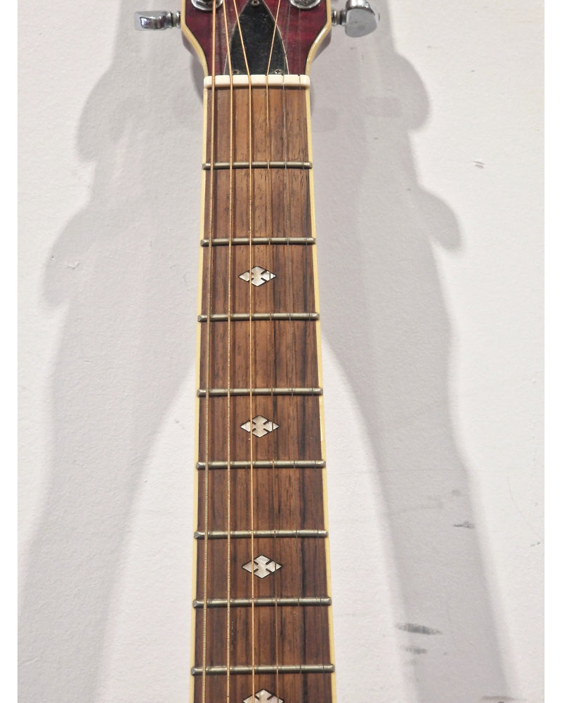 Washburn EA18TR Electro-Acoustic Guitar Red - Cutaway Design - Excellent - image 11