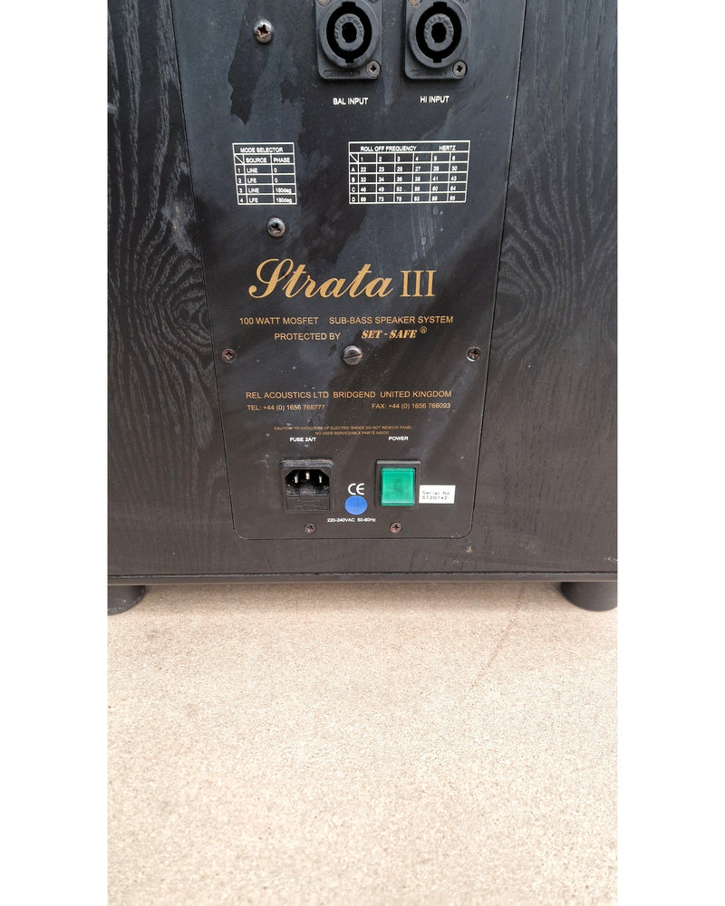 REL Strata III - Subwoofer - Black - Refurbished - image 8