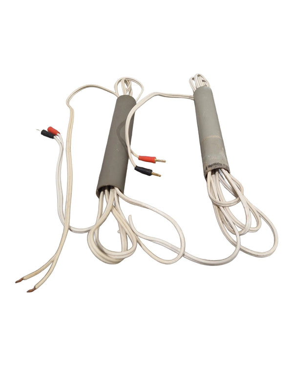 Banana Lead To Bare Wire Pair Loom White - Cable Assembly - Good
