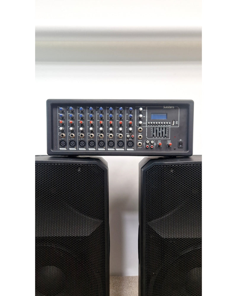 SubZero SZPA-815 - PA Speaker - Black - Very Good w/ Original Box - image 3