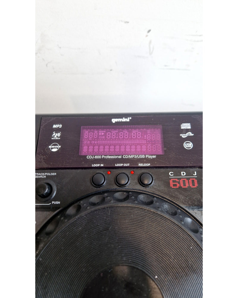 Gemini CDJ-600 - CD Player - Very Good w/ Original Box - image 3