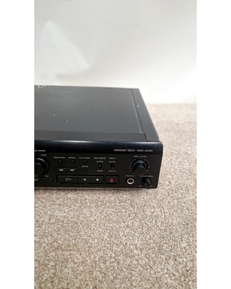 SONY Minidisc Deck. Model MDS JE500 - Fair - image 2