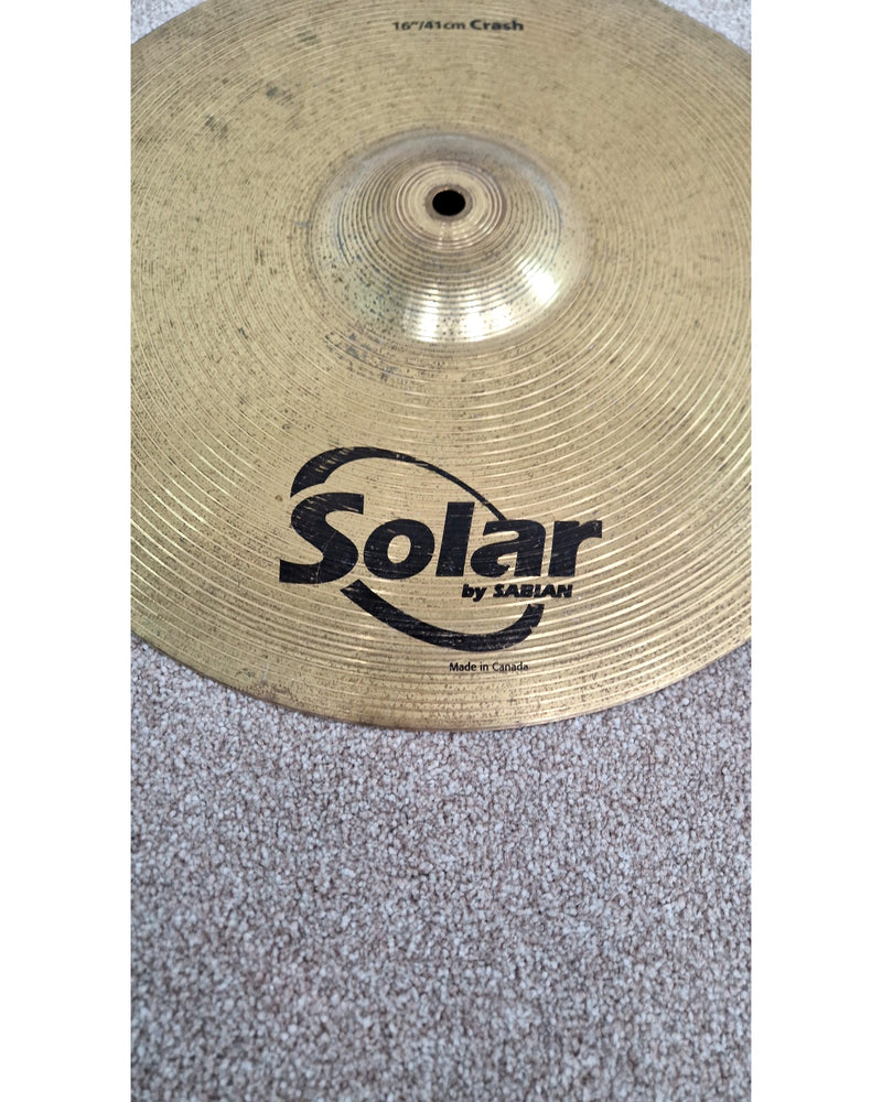 Solar 16" Crash - Cymbal - Good - image 2