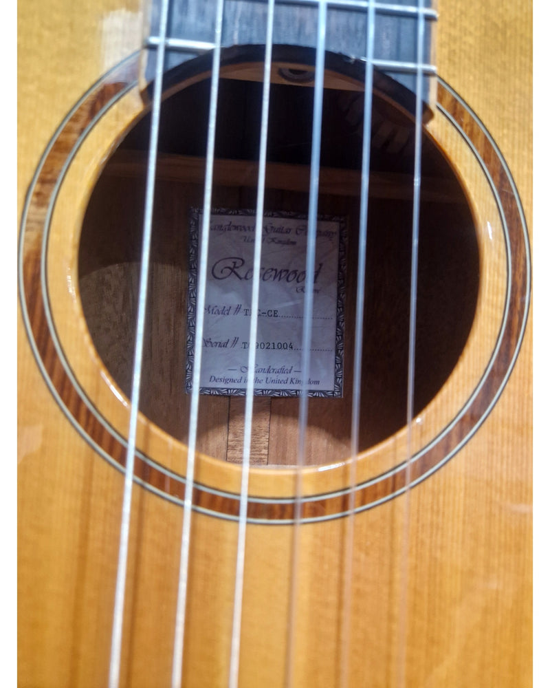 Tanglewood Rosewood Reserve - Classical Acoustic Guitar - Natural - Cutaway - Refurbished - image 12