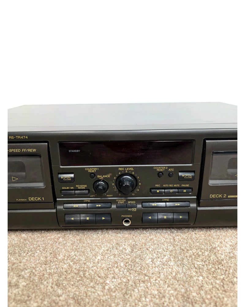 Technics RS-TR474 - Cassette Deck - Black - Good - image 3
