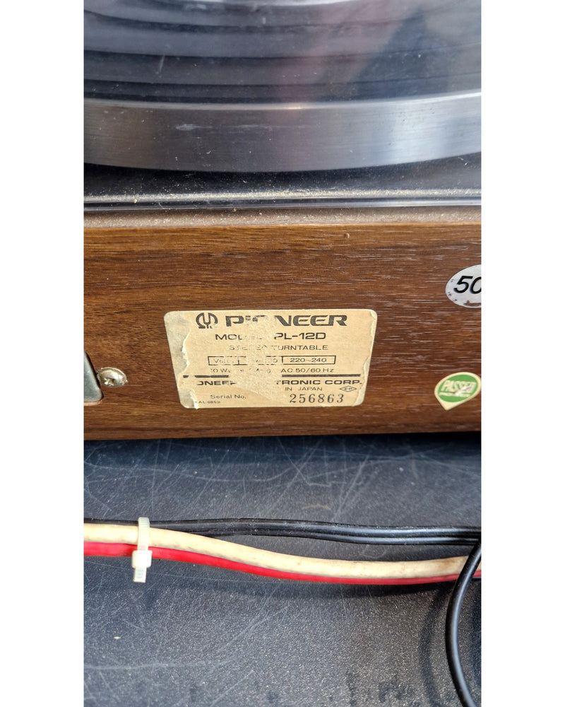 Pioneer PL-12D - Turntable - Spares or repair - image 11