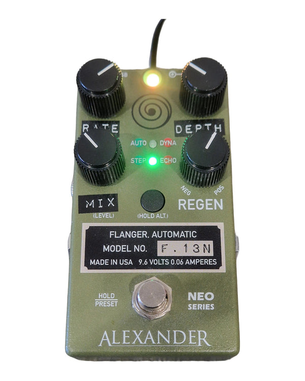 Alexander F-13 Neo - Effects Pedal - Green - Excellent w/ Original Box