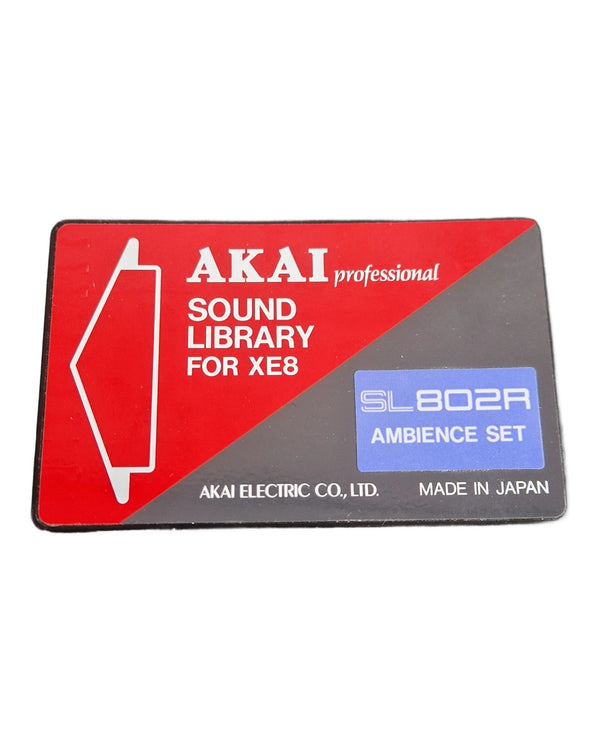 Akai 802R Sound Library Card - Red - Sound Library Card - Excellent