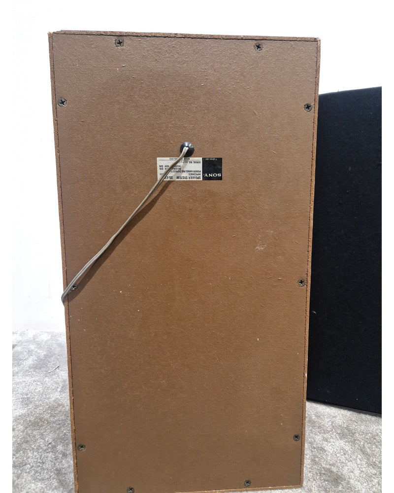 Sony SSE-20 Speakers Brown Pair Speakers - Vintage Design - Fair - image 5