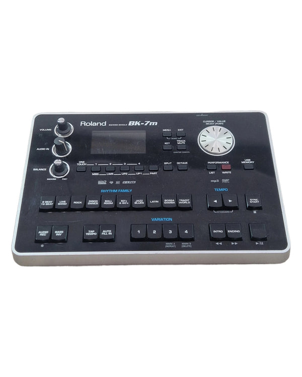 Roland BK-7m - Sound Module - Black - Good w/ Power Supply & Manuals