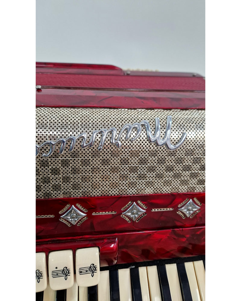 Marinucci 120 - Accordion - Red - Refurbished w/ Hard Case - image 7