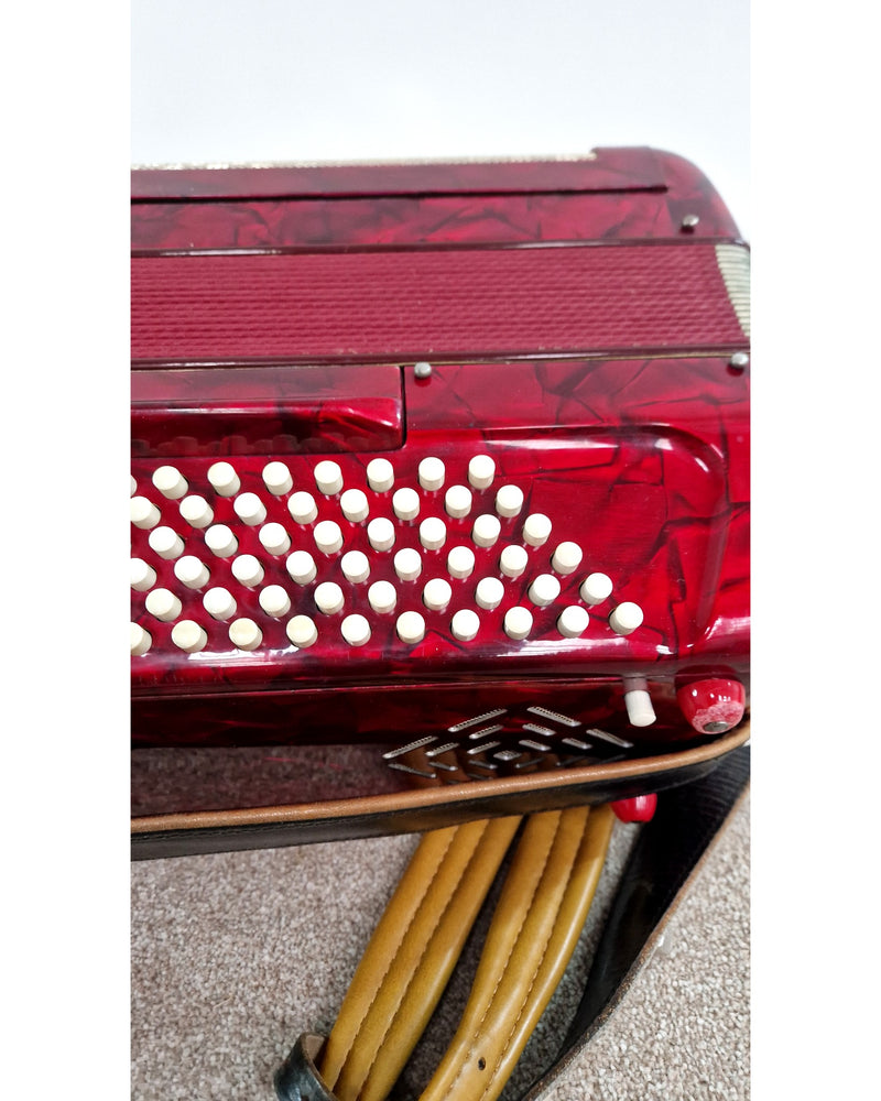 Marinucci 120 - Accordion - Red - Refurbished w/ Hard Case - image 9