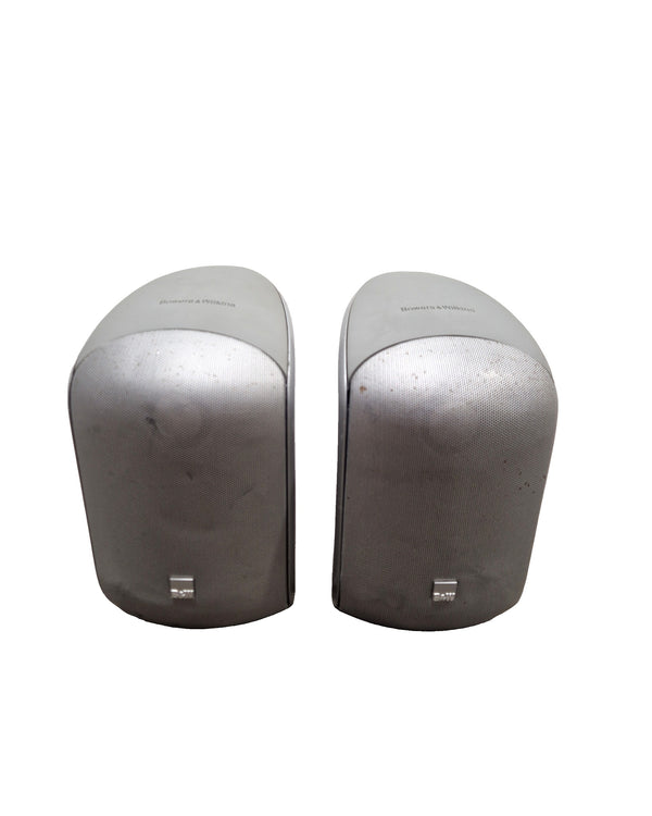 Bowers & Wilkins M-1 - Hi-Fi Speakers - Silver - Pair - Good
