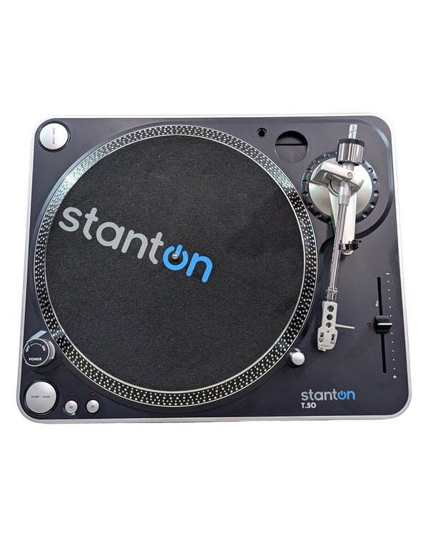 Stanton T.50 - Turntable - Silver/Black - Excellent w/ Original Box
