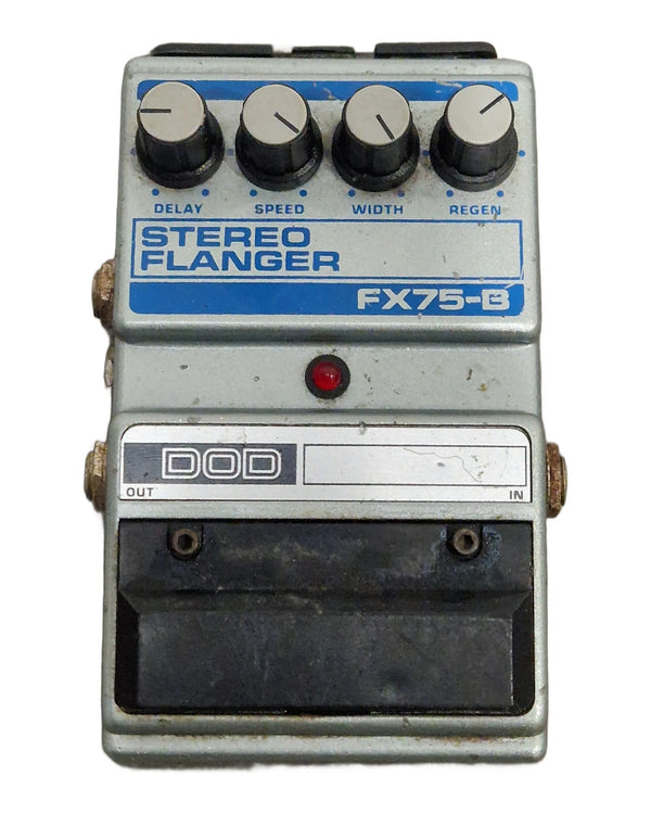 DOD FX75-B Stereo Flanger - Effects Pedal - Good