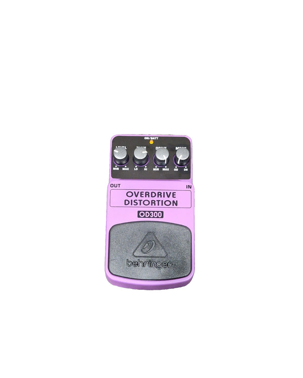 BEHRINGER OD300 Distortion - Effects Pedal - Excellent w/ Original Box & Manuals