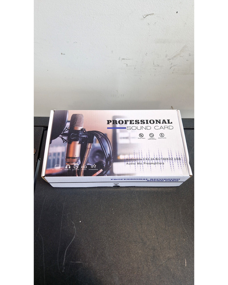 Audiophile 2x2 Professional Sound Card USB Audio Interface - Audio Interface - Like New w/ Original Box - image 2