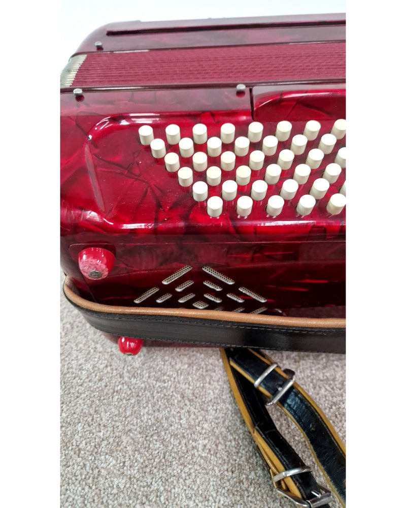 Marinucci 120 - Accordion - Red - Refurbished w/ Hard Case - image 13