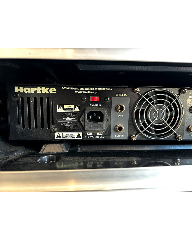 Hartke LH1000 - Bass Amplifier - Black - Good w/ rack-mounted in flight case - image 7
