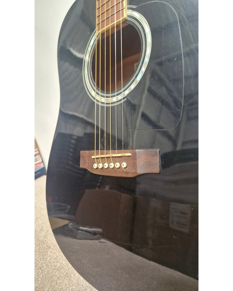 Aria AWN-15CBK - Acoustic Guitars - Black - Good - image 4