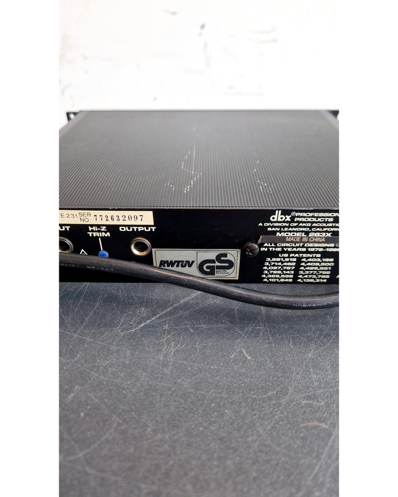 DBX 263X - De-esser - Black - Good - image 12
