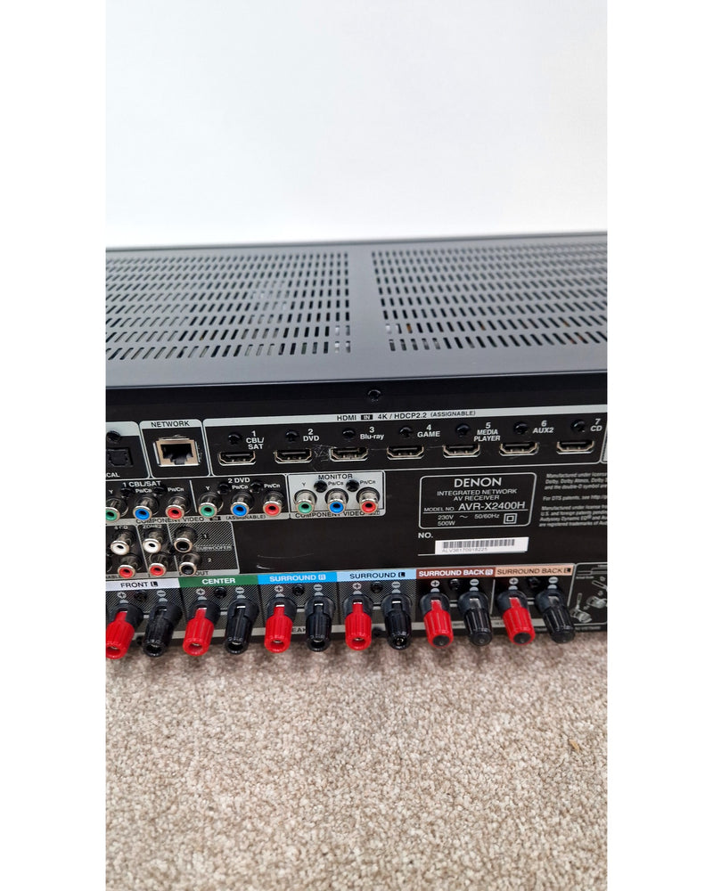 Denon AVR-X2400H - Receiver - Excellent w/ remote_control - image 14