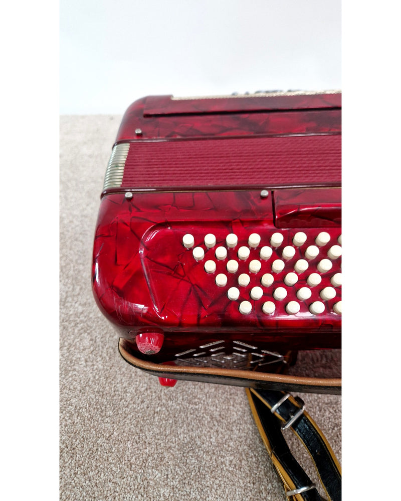 Marinucci 120 - Accordion - Red - Refurbished w/ Hard Case - image 11