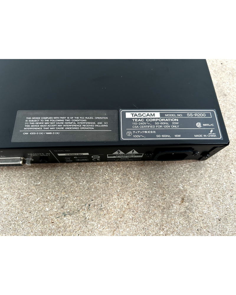 Tascam SS-R200 - Audio Recorder - Good - image 9