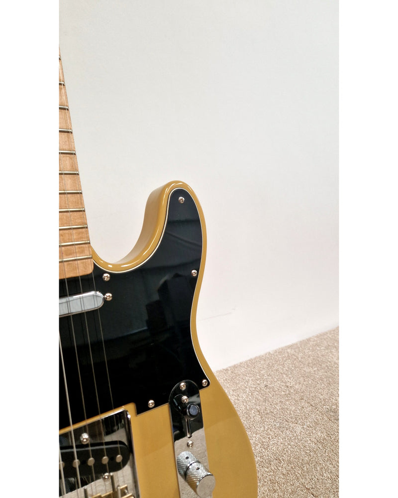 Squier Affinity Telecaster - Butterscotch - Very Good w/ Upgraded brass saddles - image 6