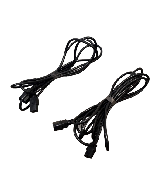 1x3m and 1x5m Power Extension Cable IEC Male to Female UPS Lead C14 to C13 - Excellent - image 1