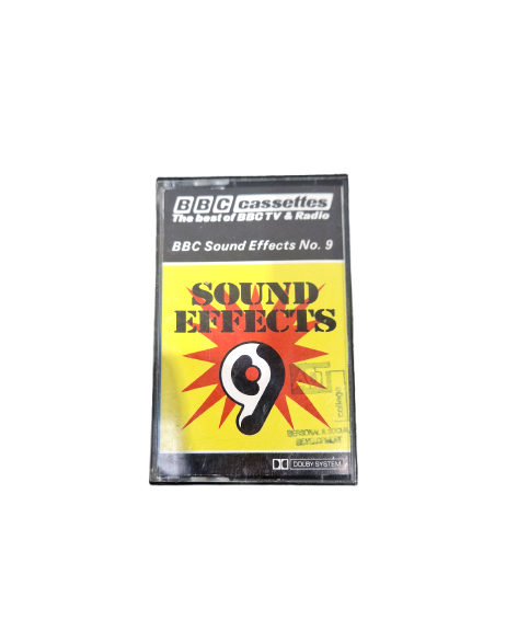 BBC Cassette Tape Sound Effects No.9 Audio Cassette - Vintage Sound Effects, BBC Production - Excellent