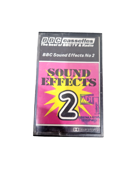 BBC Cassette Tape Sound Effects No.2 Audio Cassette - Vintage Sound Effects, High Quality - Very Good