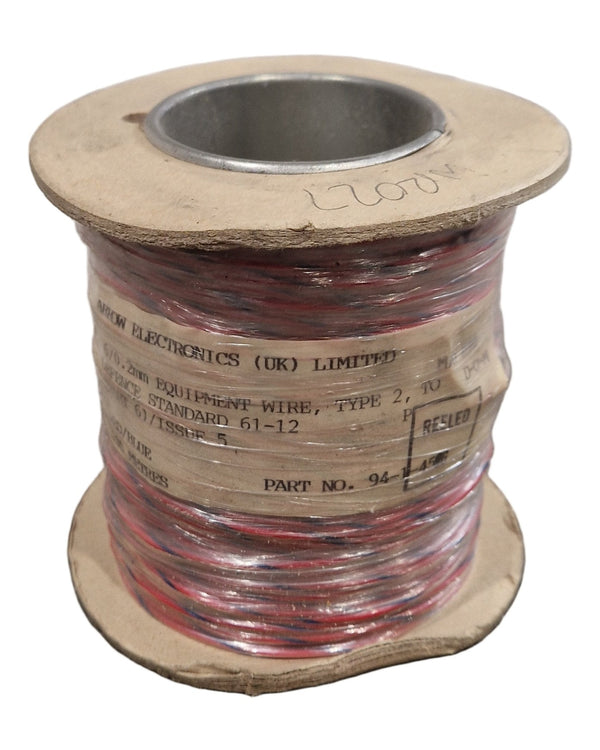 Arrow Electronics 16/0.2mm Equipment Wire Red And Blue 100 Metres - Durable Insulation - Excellent