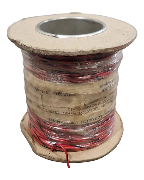 Arrow Electronics 16/0.2mm Equipment Wire Type 2 Red And Black 100 Metres - High-Quality Wiring - Excellent