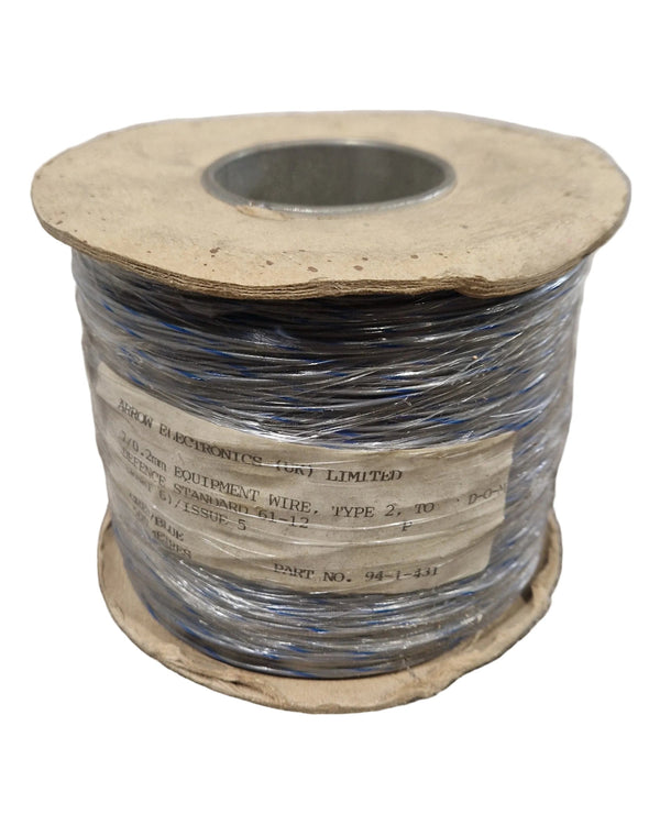 Arrow Electronics 16/0.2mm Equipment Wire Type 2 Grey And Blue 500 Metres - Durable Insulation - Excellent