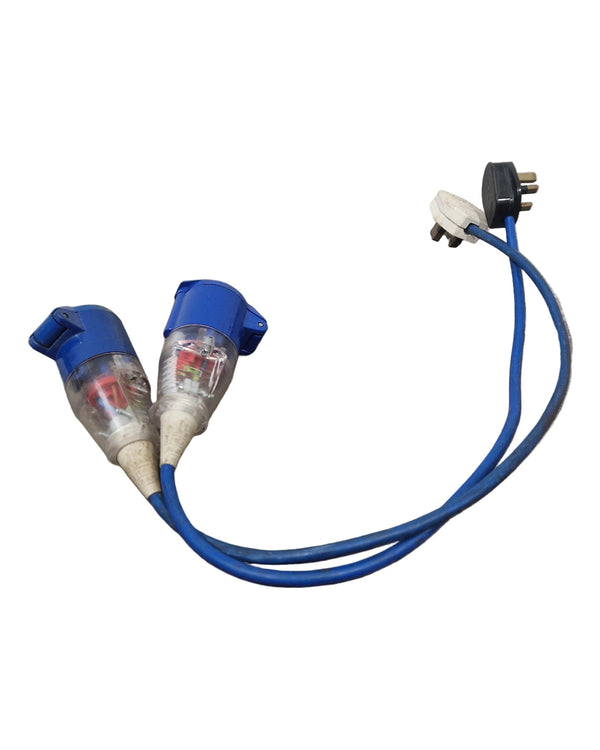 CAI UK-13A TO-16A Fly Lead Converter Pair 3FT - Electrical Adapter - Very Good