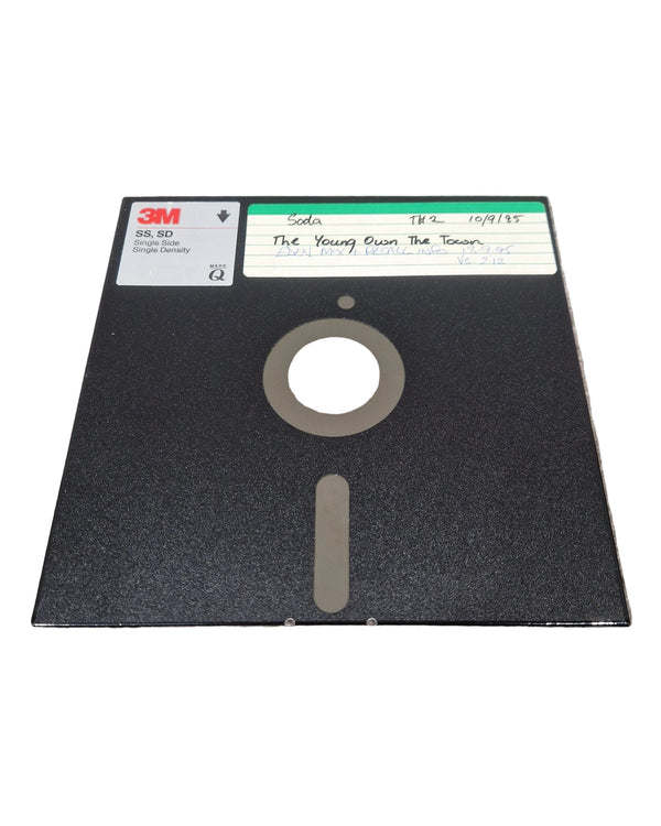 Soda - Britpop Band Collectible Studio Floppy Disk “TH2” - Very Good w/ Handwritten Label & Session Metadata