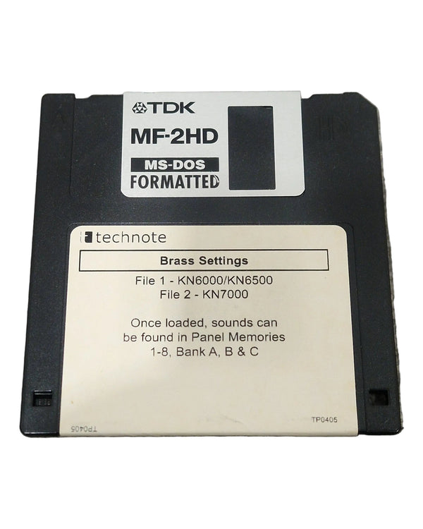 Technote TDk Brass Settings For Technics Kn6000-7000 - Custom Sound Library - Excellent