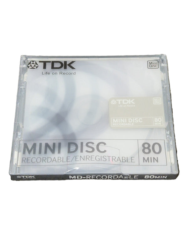 TDK Md-Recordable MINI-DISC Grey - High-Precision Recording - Excellent w/ Original Box