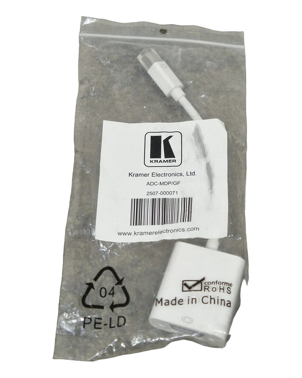 Kramer ADC-MDP/GF Cable Converter For Female Cable - Versatile Adapter Solution - Excellent w/ Original Packaging